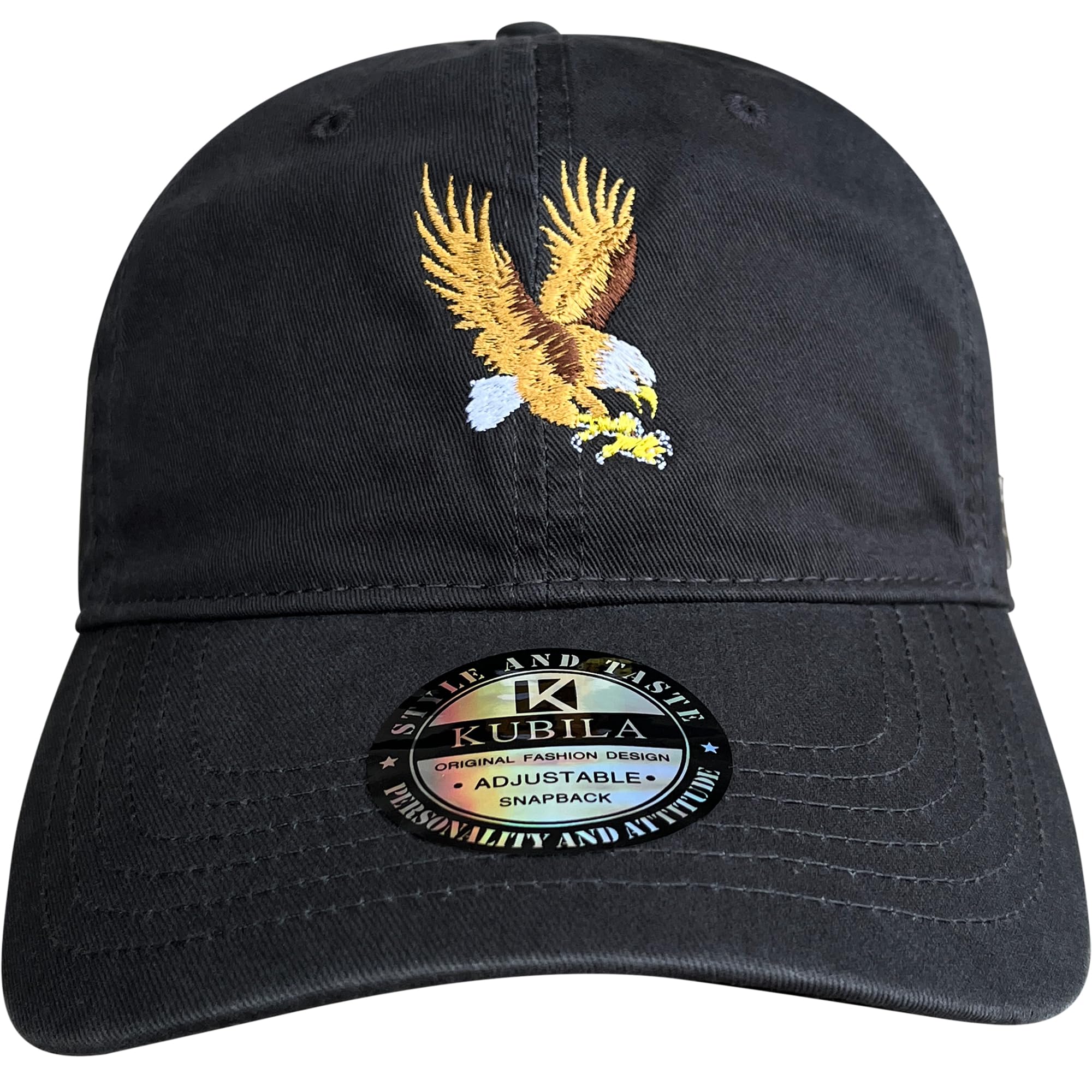 KUBILA Oversize XXL 100% Cotton Baseball Cap,Large Baseball Hat for Big Heads 23.5"-26.5",Adjustable Plain Dad Cap