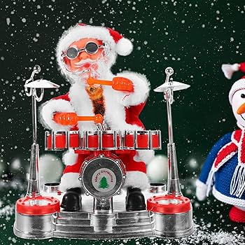 Amazon.co.jp: Cabilock 踊る 歌う サンタクロース 人形 ドラム 演奏 Amazon.co.jp: Cabilock 踊る 歌う サンタクロース 人形 ドラム 演奏
