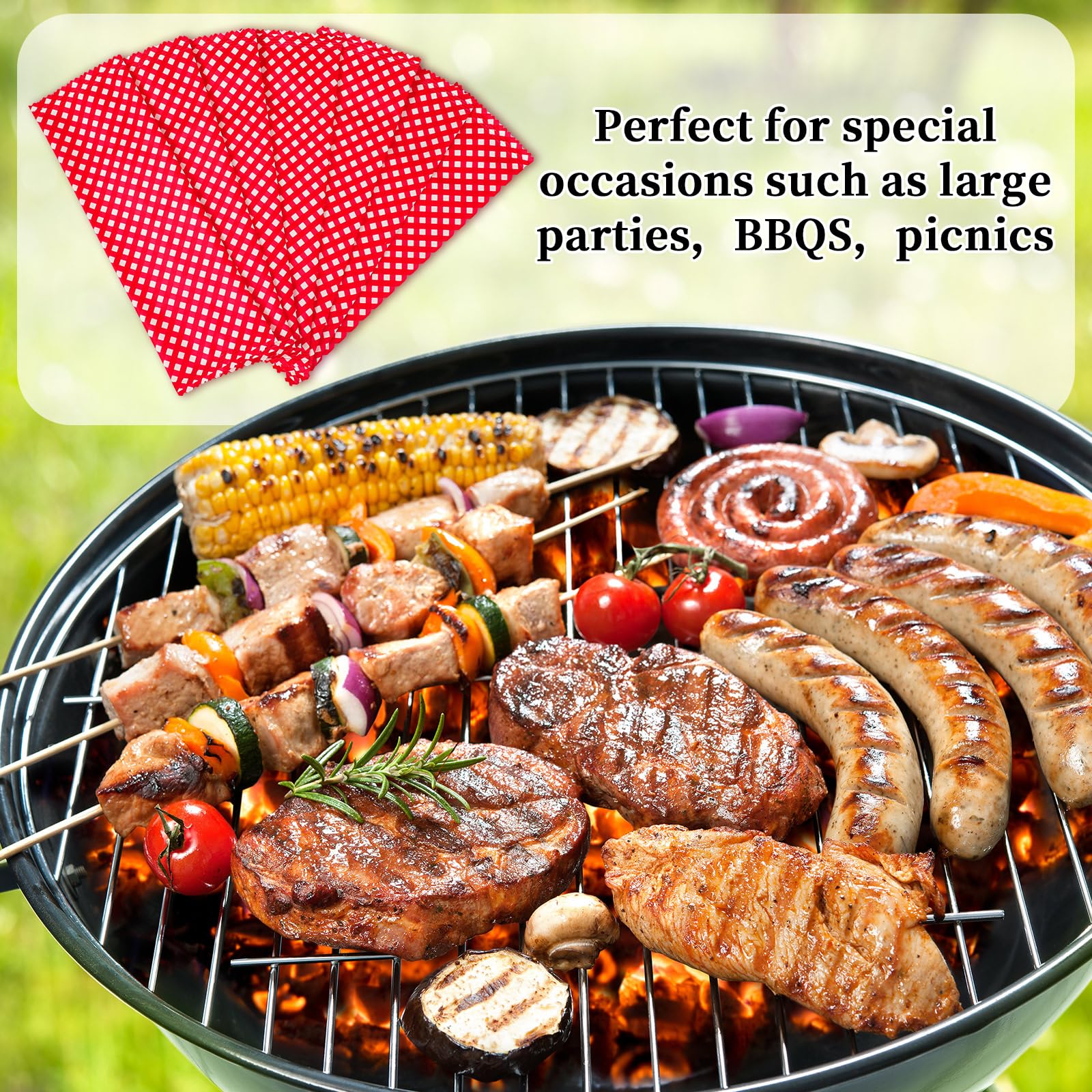Siifert 250 toallitas húmedas para picnic, envueltas individualmente, prehumedecidas, toallitas para parrilla, para picnic, camping, barbacoa, catering, restaurante, boda, limpia las manos rápidamente