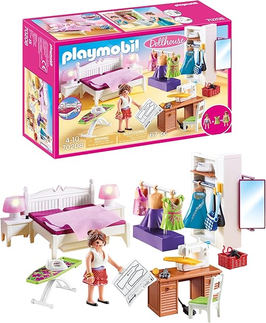 Playmobil Bedroom with Sewing Corner Furniture Pack