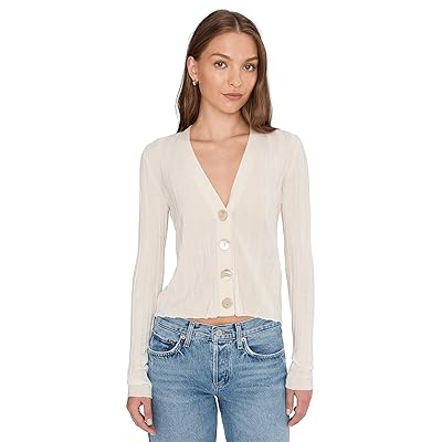 Madewell Merino Silk Akila Wide Rib Cardigan Women