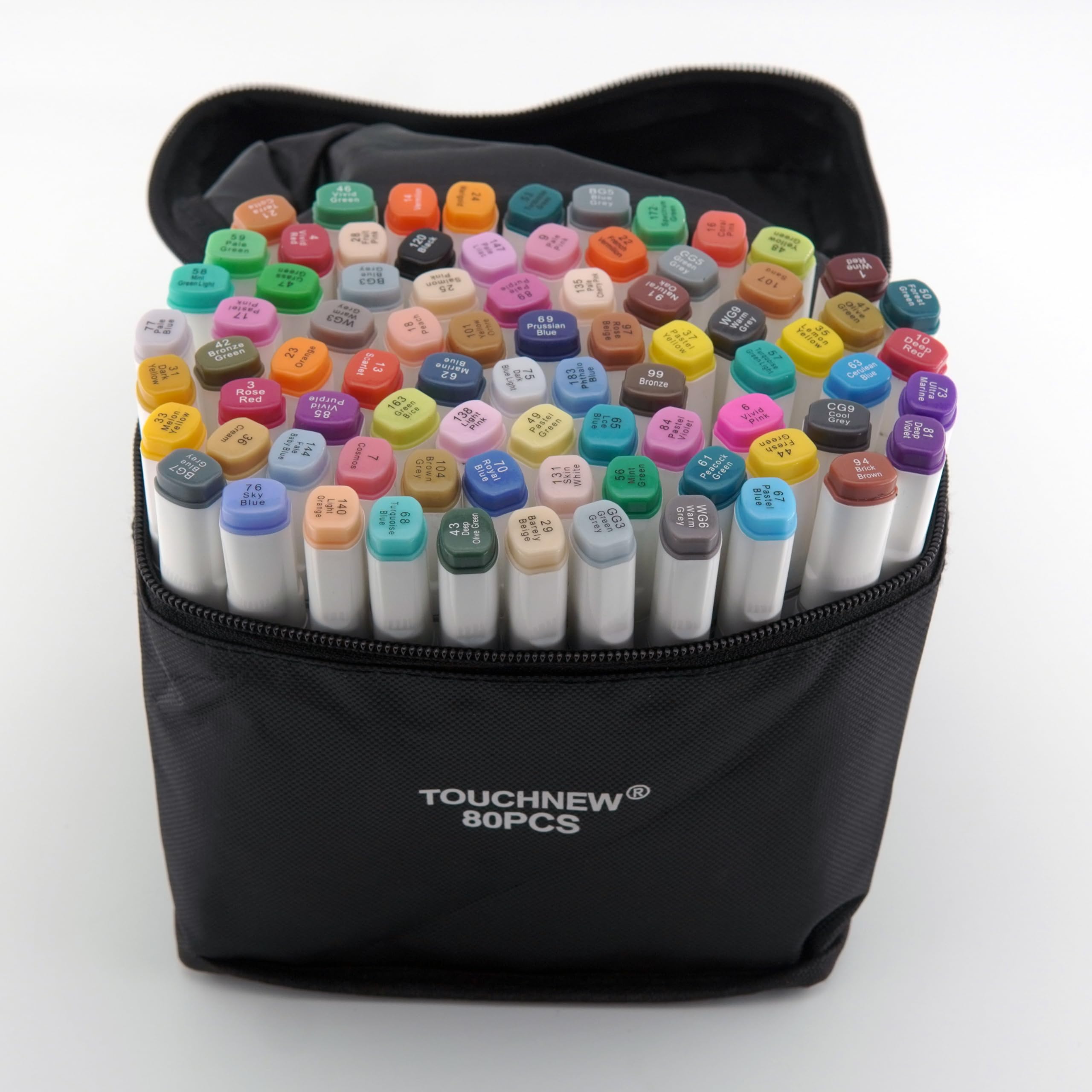 OLEEP TOUCHNEW 80 Colour Soft Brush Art Marker Pens Animation Manga Design Drawing Set