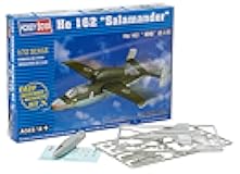 He 162 Salamander Airplane Model Building Kit