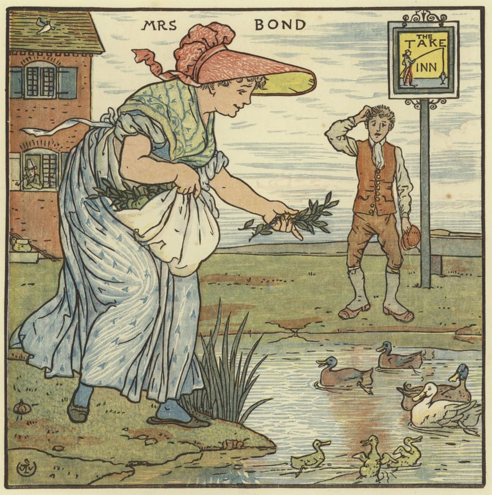 Art tableau Mme Bond de Walter Crane, affiche impression d'art murale - 5