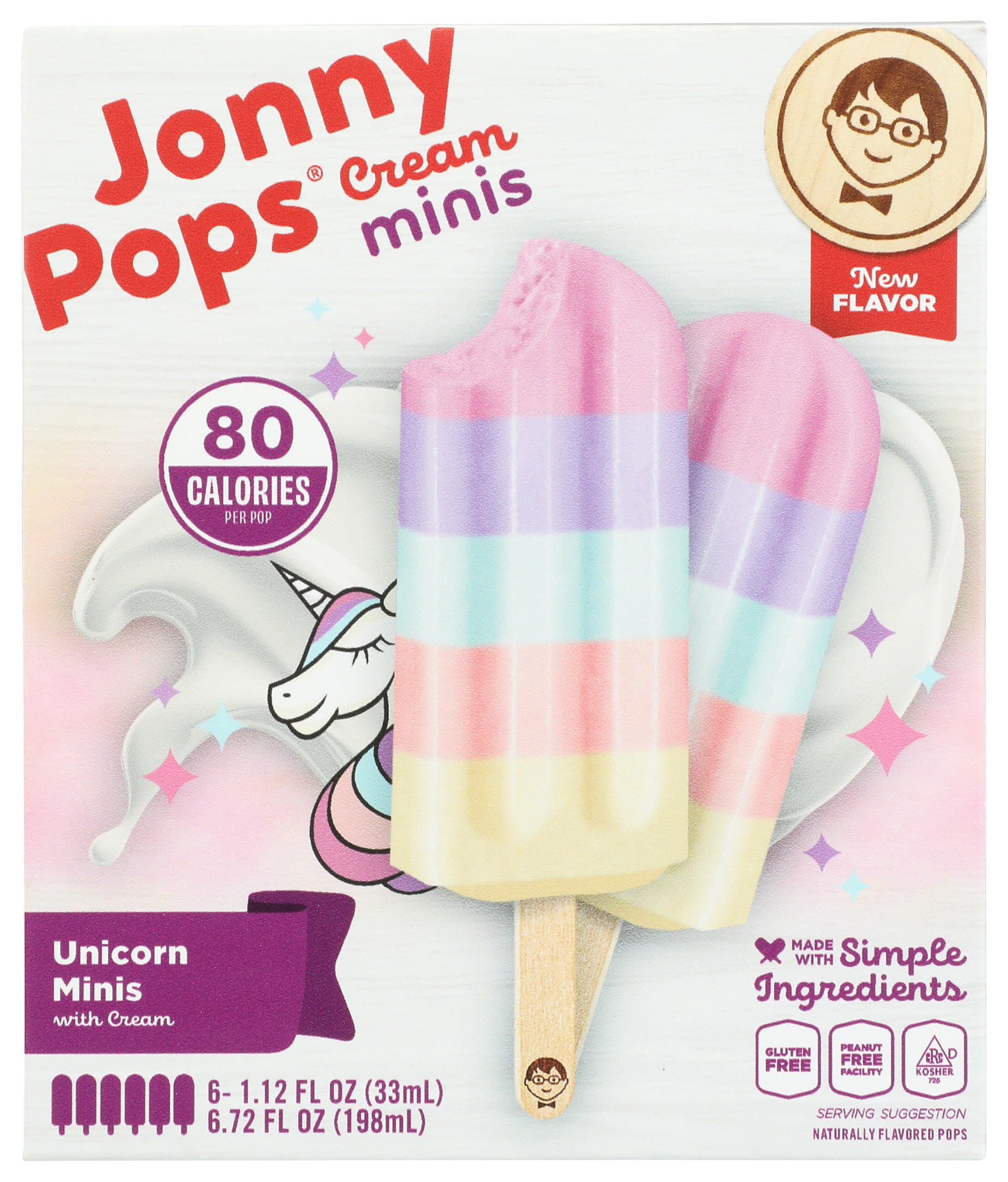 Jonnypops, Unicorn Cream Pops, 6.72 Fl Oz | Grocery Pickup