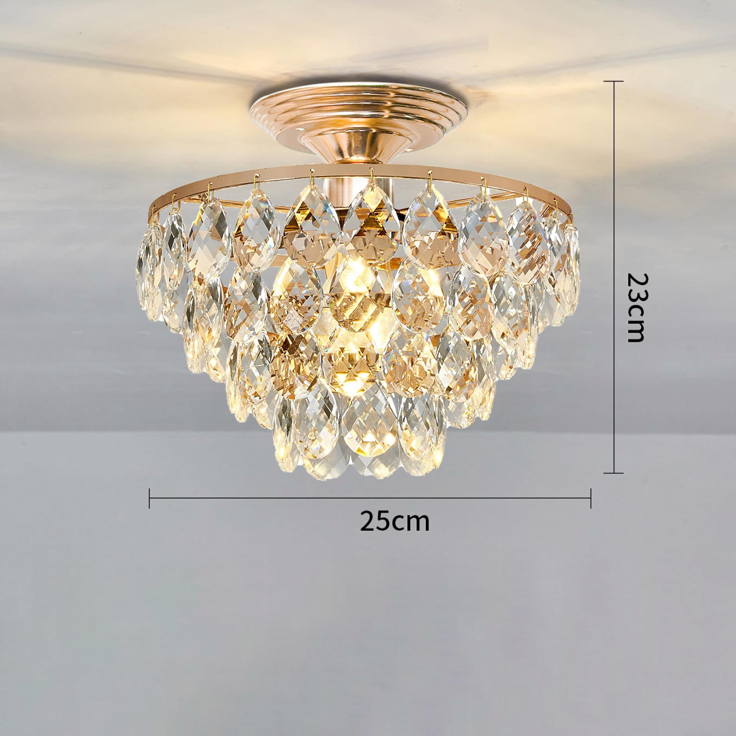 Amazon.co.jp: KY LEE ペンダントライト ライト クリスタル おしゃれ