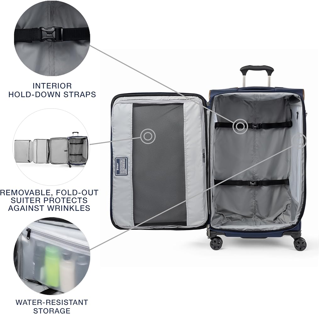 Amazon | Travelpro クルークラシック 軽量 ソフトサイド 拡張