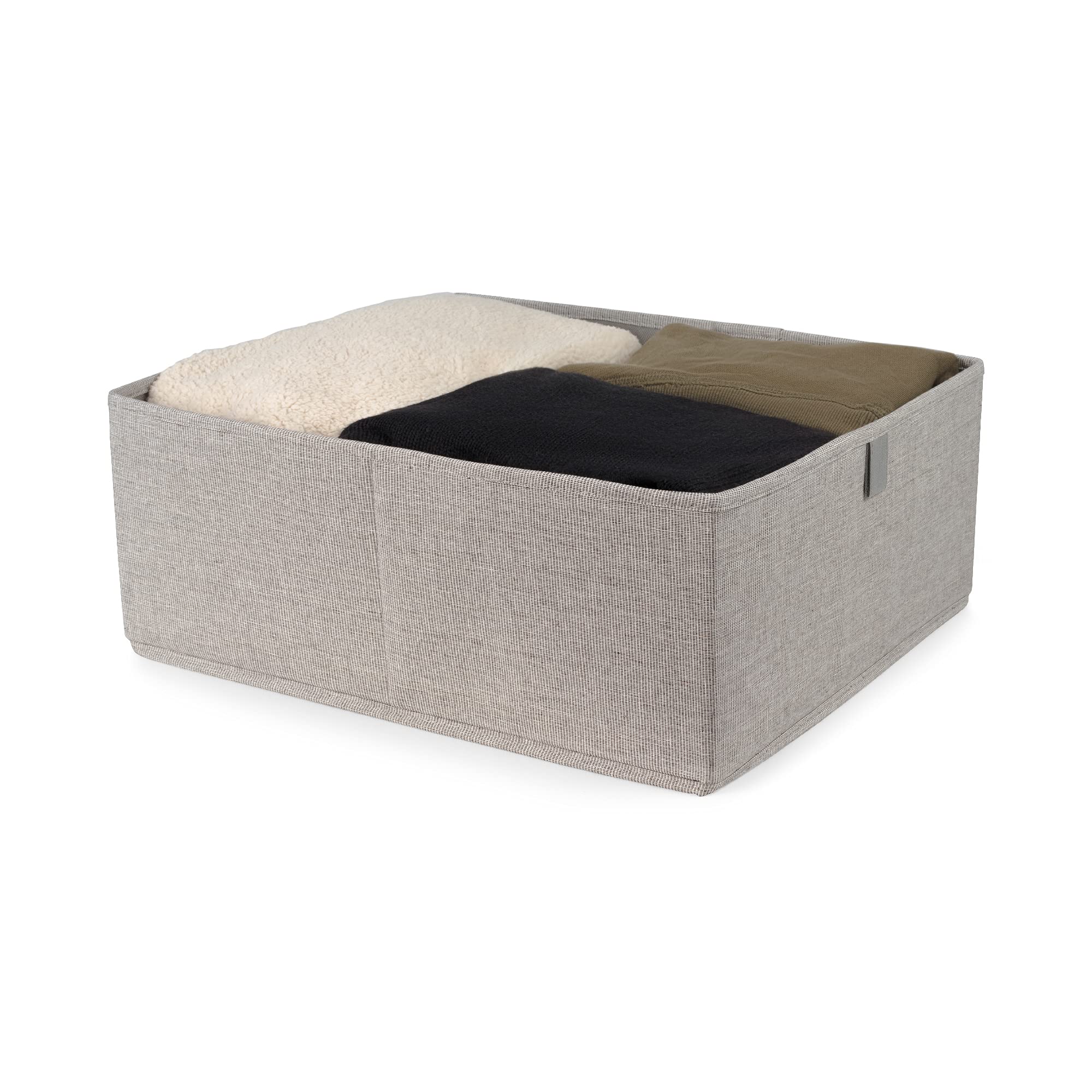 Compactor Duży organizer do szuflad Oxford - szary, 42 x 36 x 16,5 cm, tkanina Oxford i karton, SKU: RAN10732