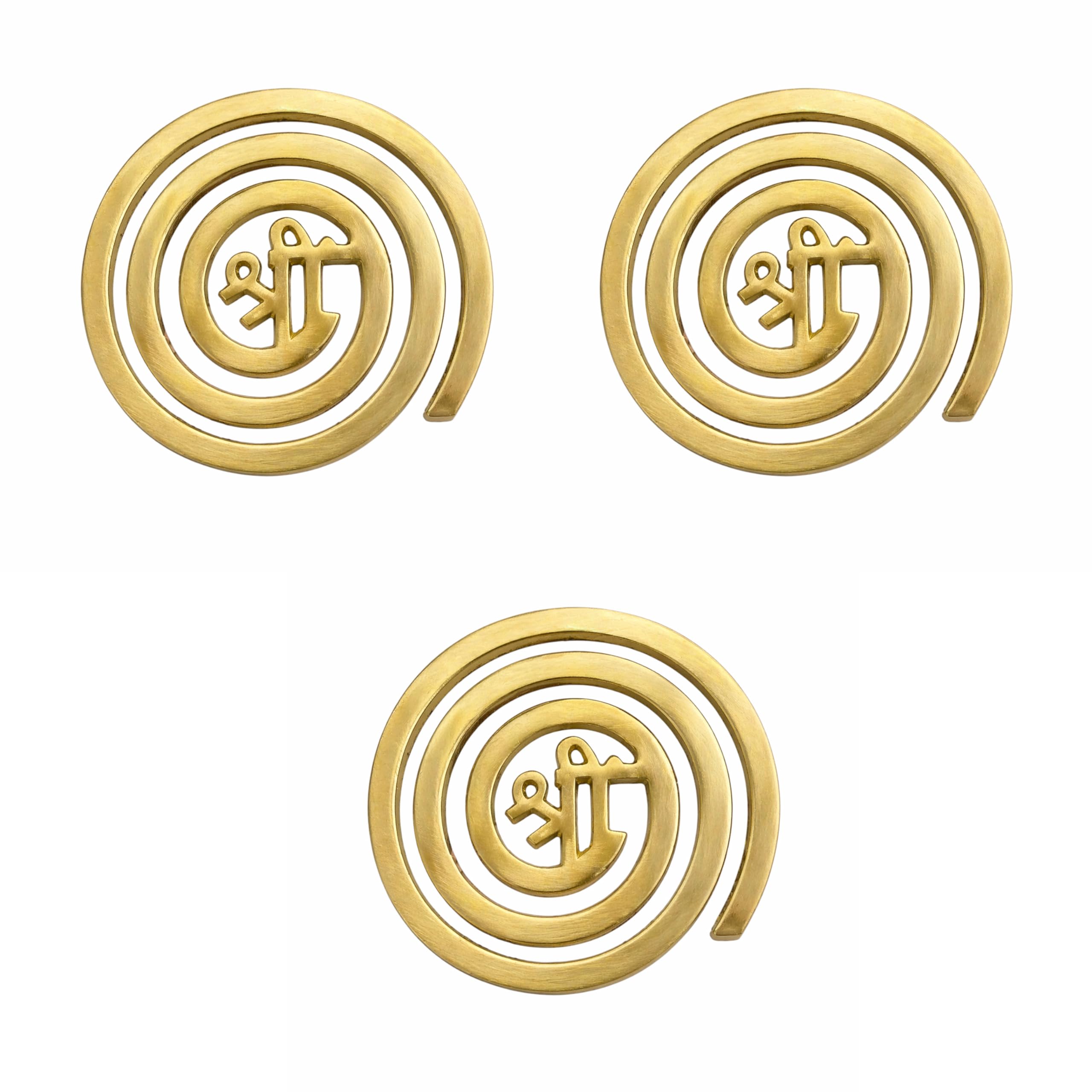 Vastu Vardan Shree Brass Helix for Vastu | 4 Inch | Pack of 3 | North West Vastu Remedy | Main Door Entrance | Bedroom | Toilet | Helix Vastu Dosh Remedies | Vastu Remedies Products |-image-14