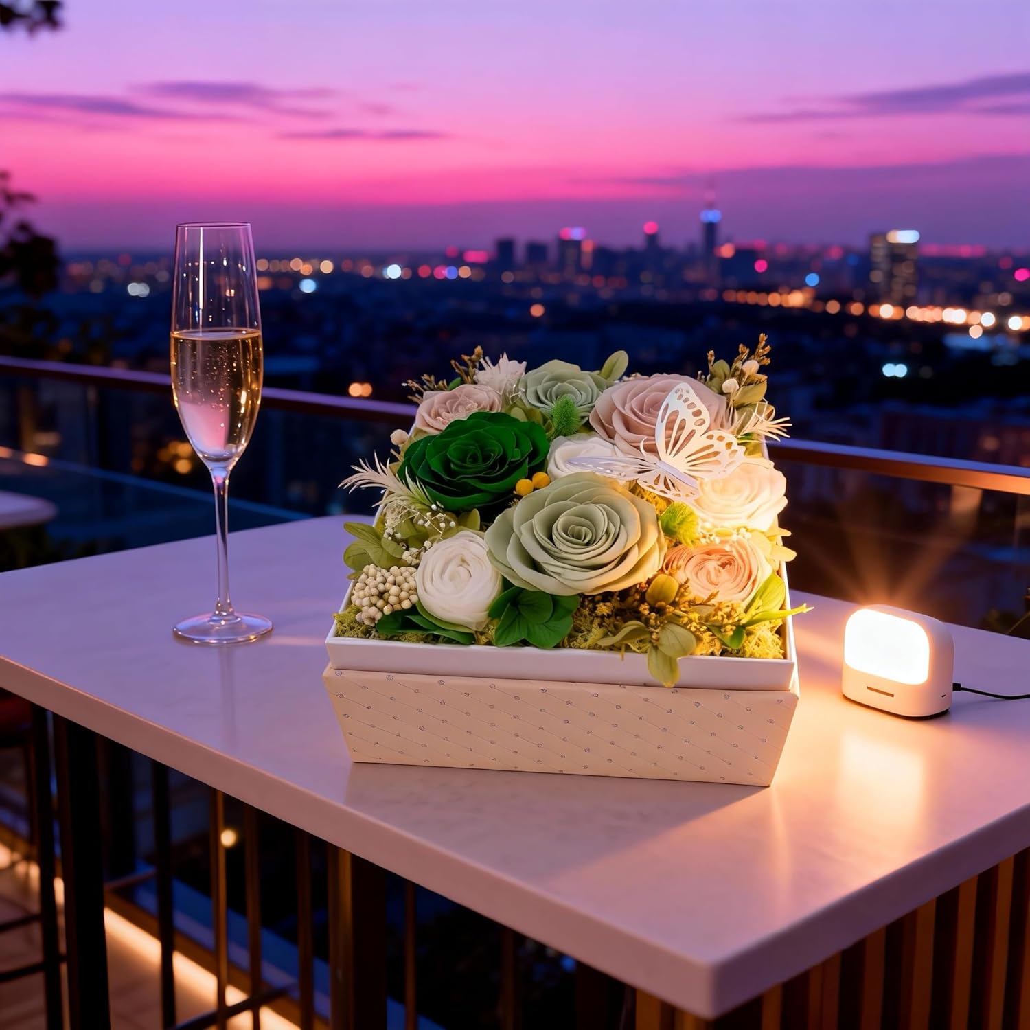 Preserved Dark Green & Light Sage Rose - Forever Real Eternal Austin Rose Gifts for Women, Valentine’s Day Mother’s Day Easter Birthday Christmas Wedding Anniversary for Mom Wife Girlfriend - Image 7