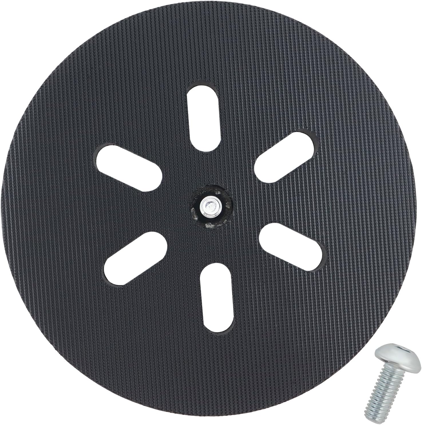 6" Replacement Sanding Pad Compatible with Bosch Orbital Sanders ROS65VC 1250DEVS 3727DVS 3727DEVS ，6 Hole Hook-&-Loop Sander Backing Pad，Replace RS6045 & RS6046