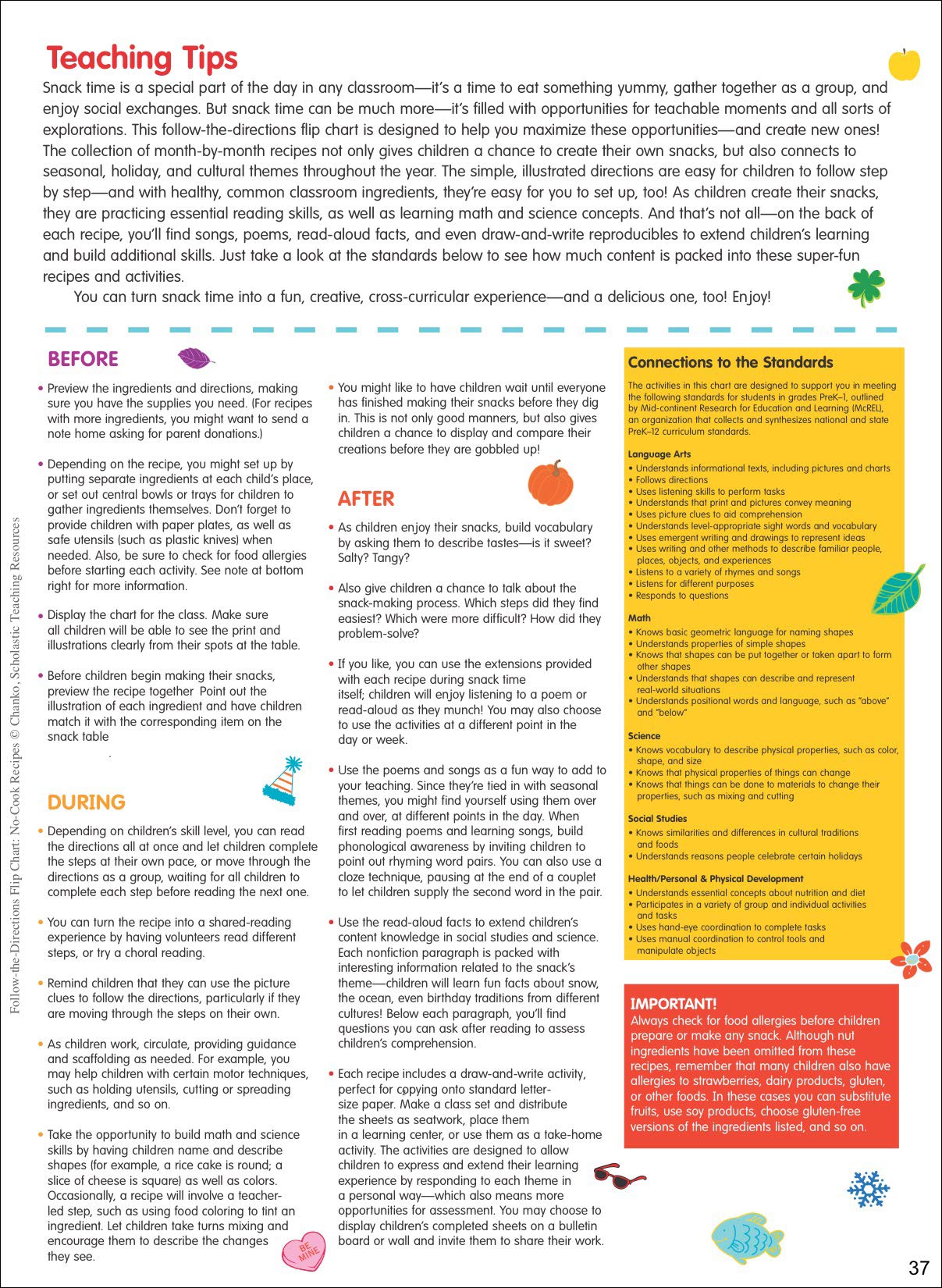 Amazon.com: Scholastic Teaching Resources: Flip Charts