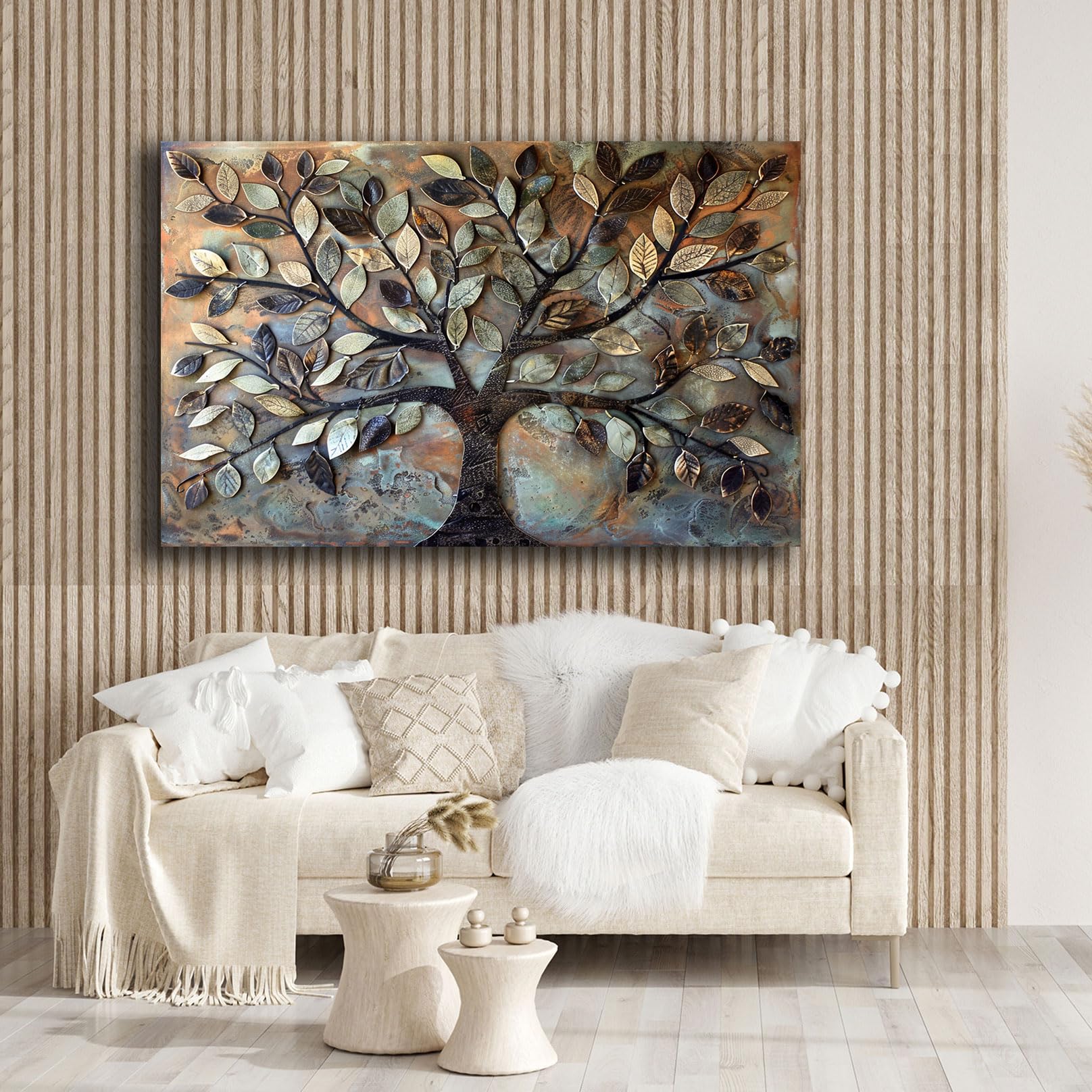 Quadro Moderno soggiorno ALBERO della VITA Astratto Quadri moderni da Parete grande Stampa su tela Canvas Decorazione Murale muro Arredo Camera letto Salone (12, 70x120 cm, Canvas intelaiato)