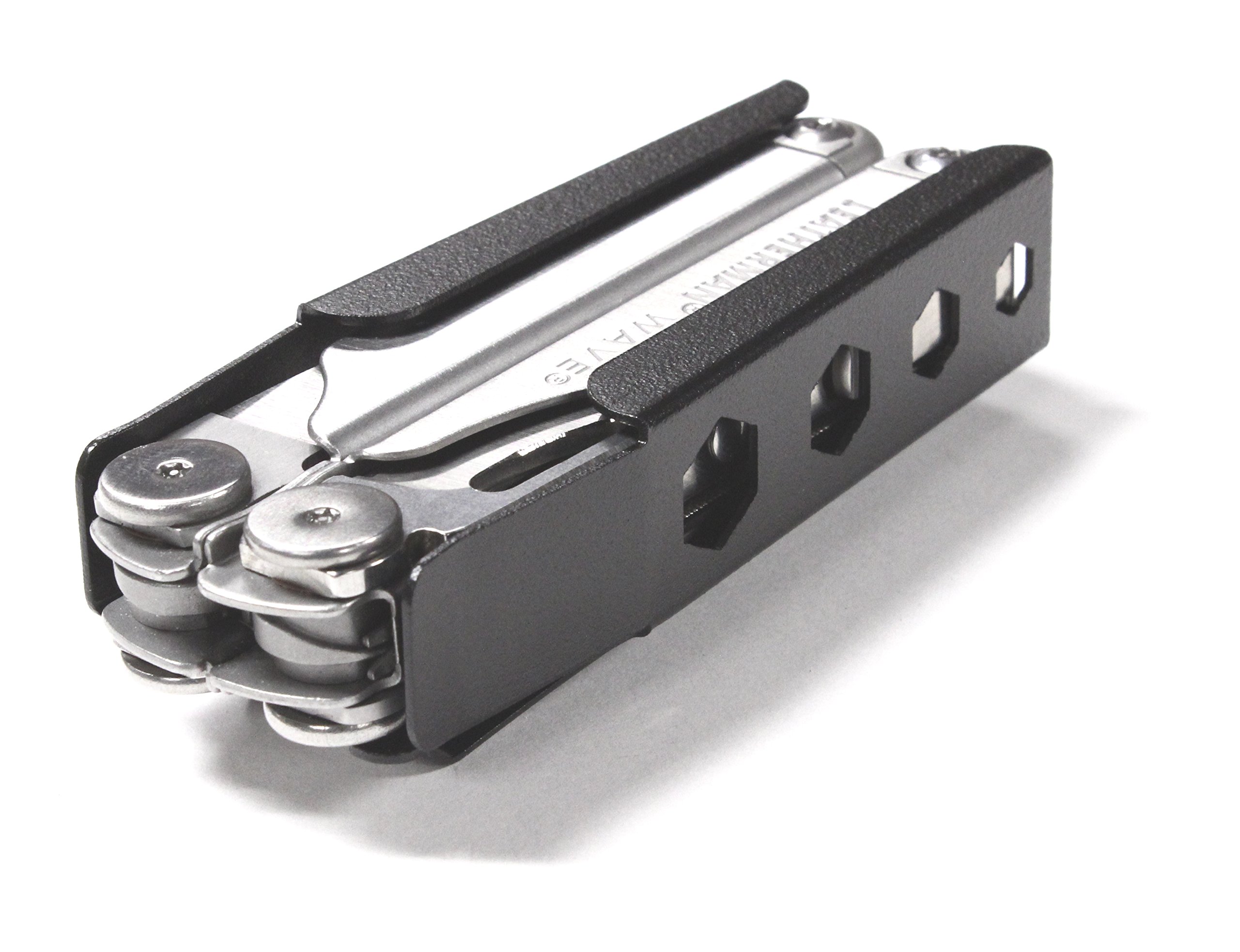 Wave Plus/New Wave Sheath Compatible with Leatherman Multitools Made in The USA Made of Spring Steel (Tool NOT Included) (2.25" Belt Clip)