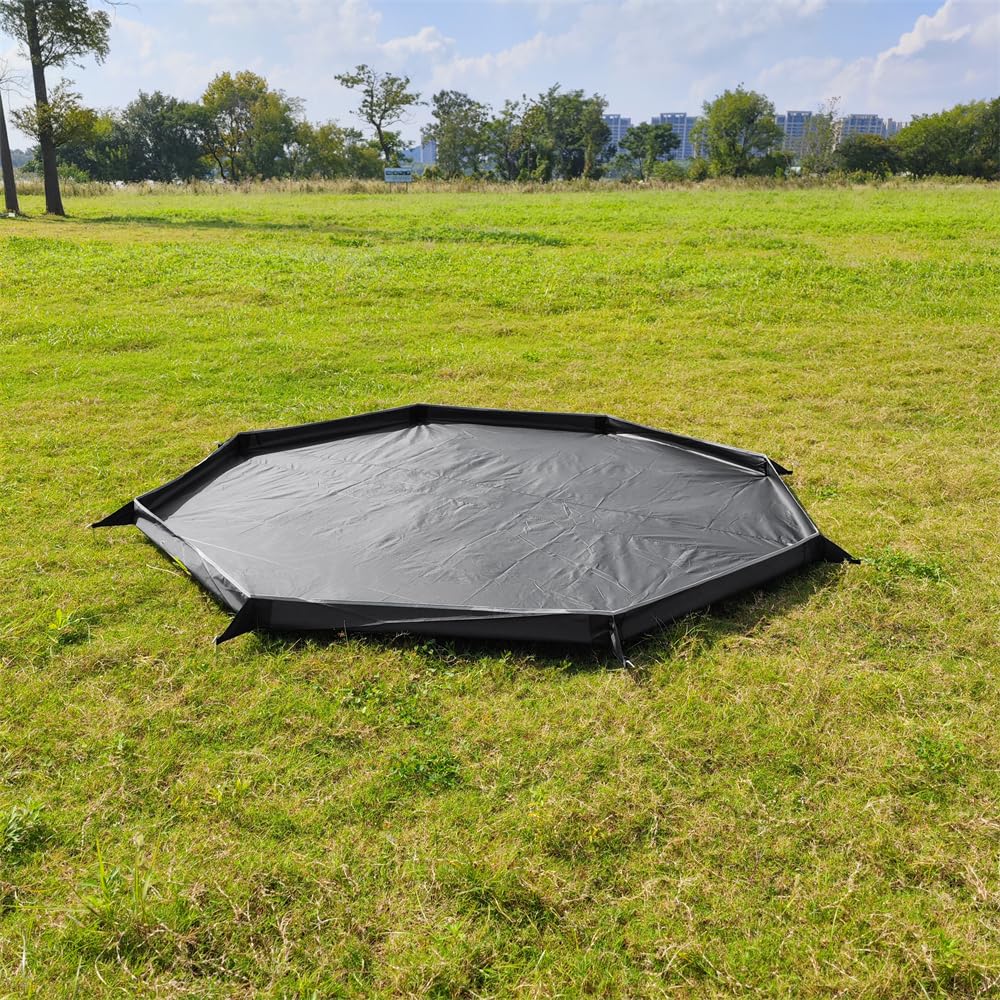HUIOP Tapis de Sol de Tente Pyramide,Tapis de Sol imperméable,Tapis de Pique-Nique,Tapis de Plage imperméable,Tapis de Tente pour Le Camping