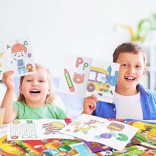 Vista 165 de BenLouis 24 piezas de libros cristianos para colorear para niños, versículos de la Biblia, recuerdos de fiesta religiosa, pequeños libros