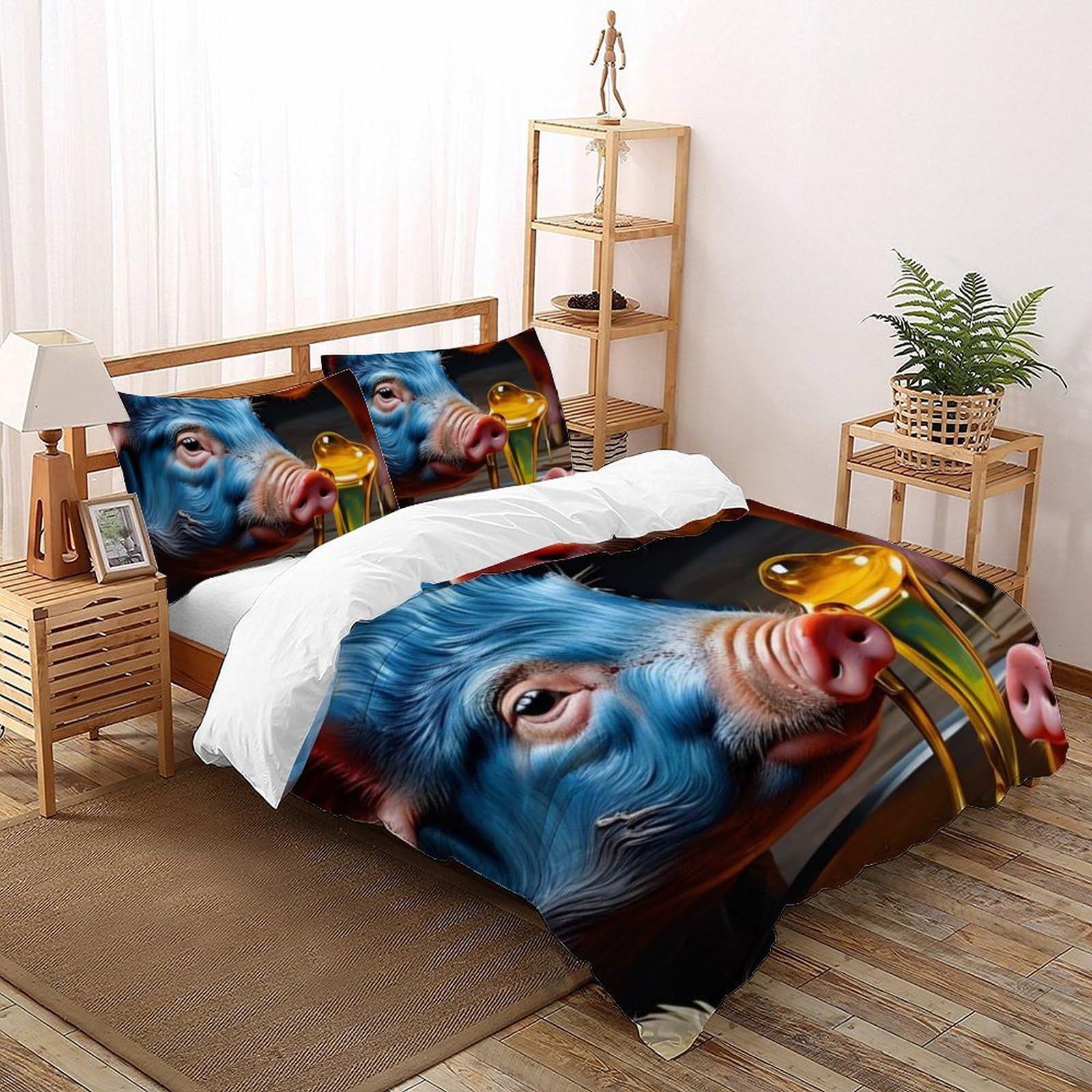 Housse de couette animaux 3D pour transformer la chambre enfant