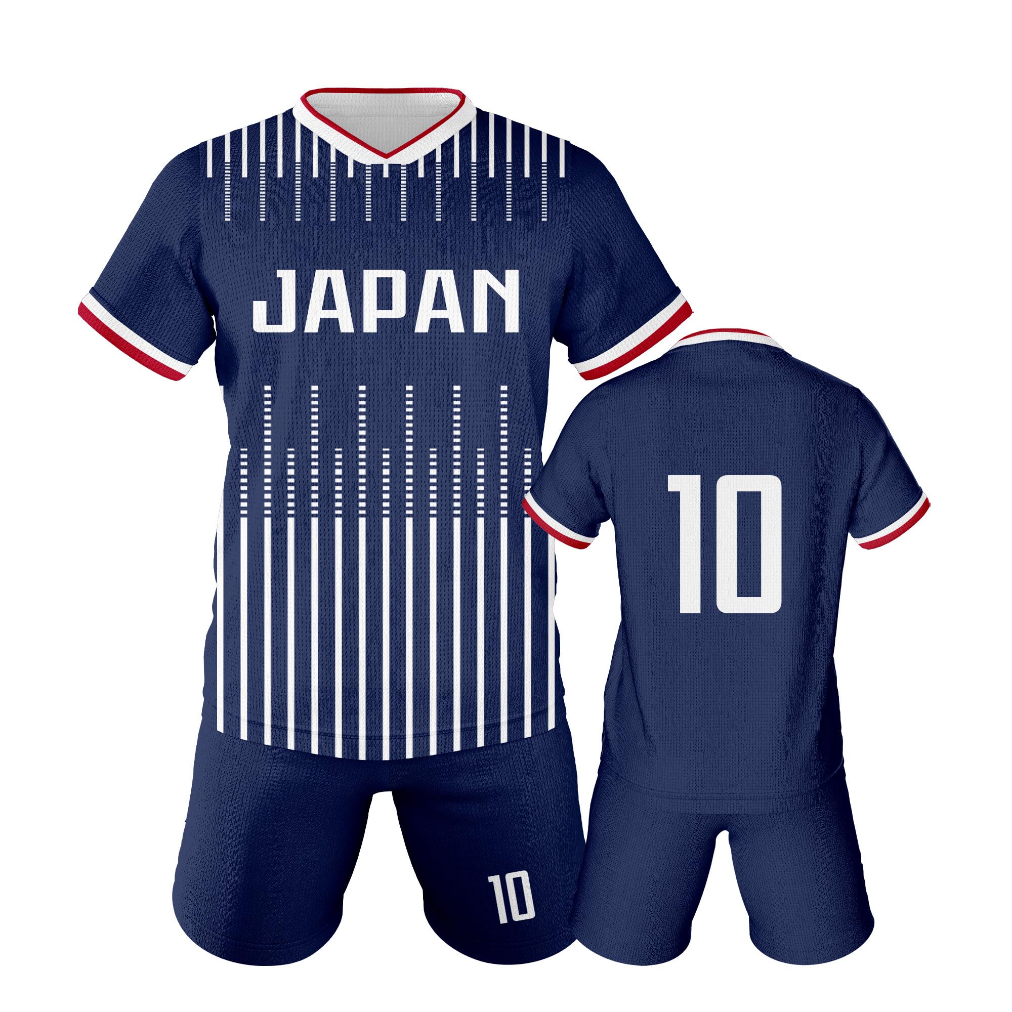 Kids Soccer Jersey and Shorts Set, Youth Uniform for Boys and Girls