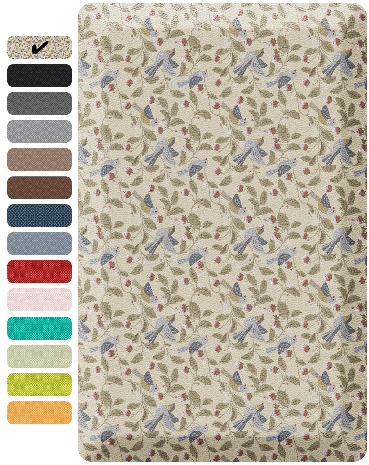 Ophanie Kitchen Mats for Floor,3/4 inch Thick,17x28 Anti Fatigue Cushioned Mat,Kitchen Rugs,Waterproof,Comfort Ergonomic Standing Mat for Office,Home,Sink with 99+ Pairs of Anti-Slip Bottom Ridges