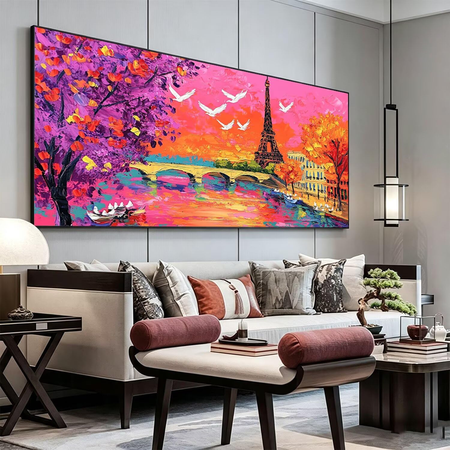 Diamond Painting colore Torre ferro, Completo Rotondi 60x120cm z0-31