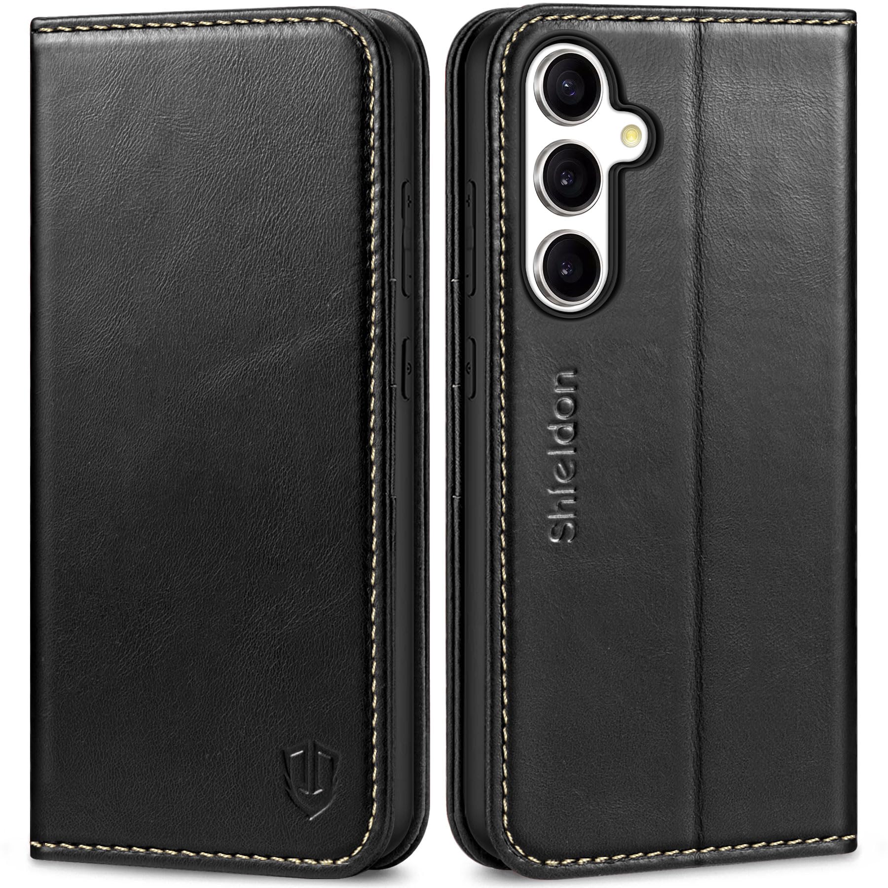 SHIELDON Wallet Case for Galaxy S24 FE 6.7"