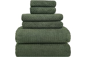 Towels, 29x59 Inch Extra Large, Olive Green Towels for Bathroom