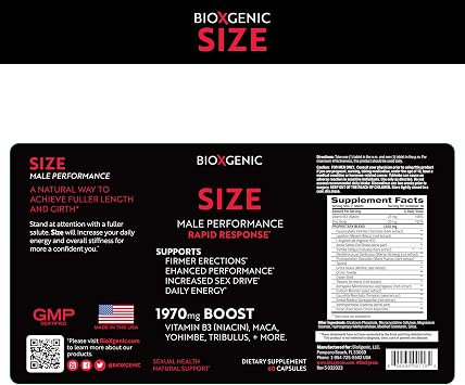 BioXGenic Size 60 tablets,,30 servings