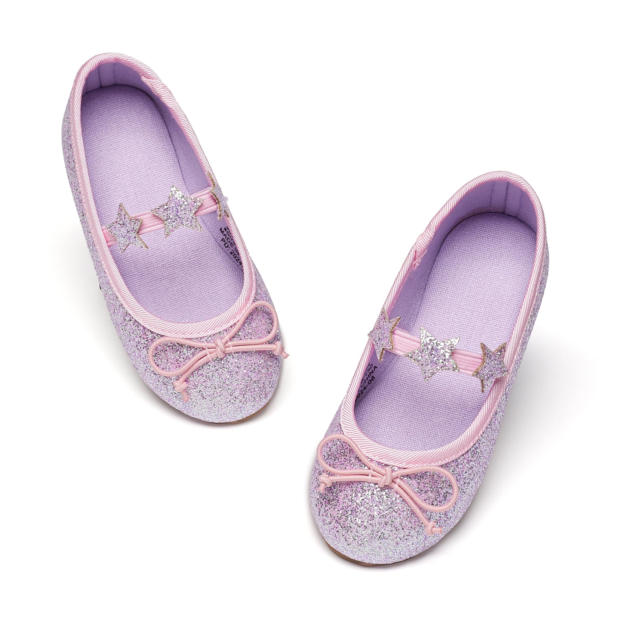 GINFIVE Toddler Girls Dress Shoes Little Girls Mary Janes Ballerina Flats Shoes Toddler