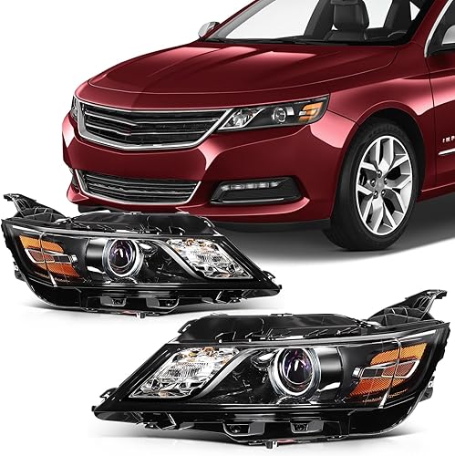 Miniatura 21 de SCITOO Faros delanteros para Chevrolet Cobalt 2005-2010 para Pontiac G5 2007-2010 para 2005-2006 Pontiac Pursuit faros de repuesto en carcasa negra,
