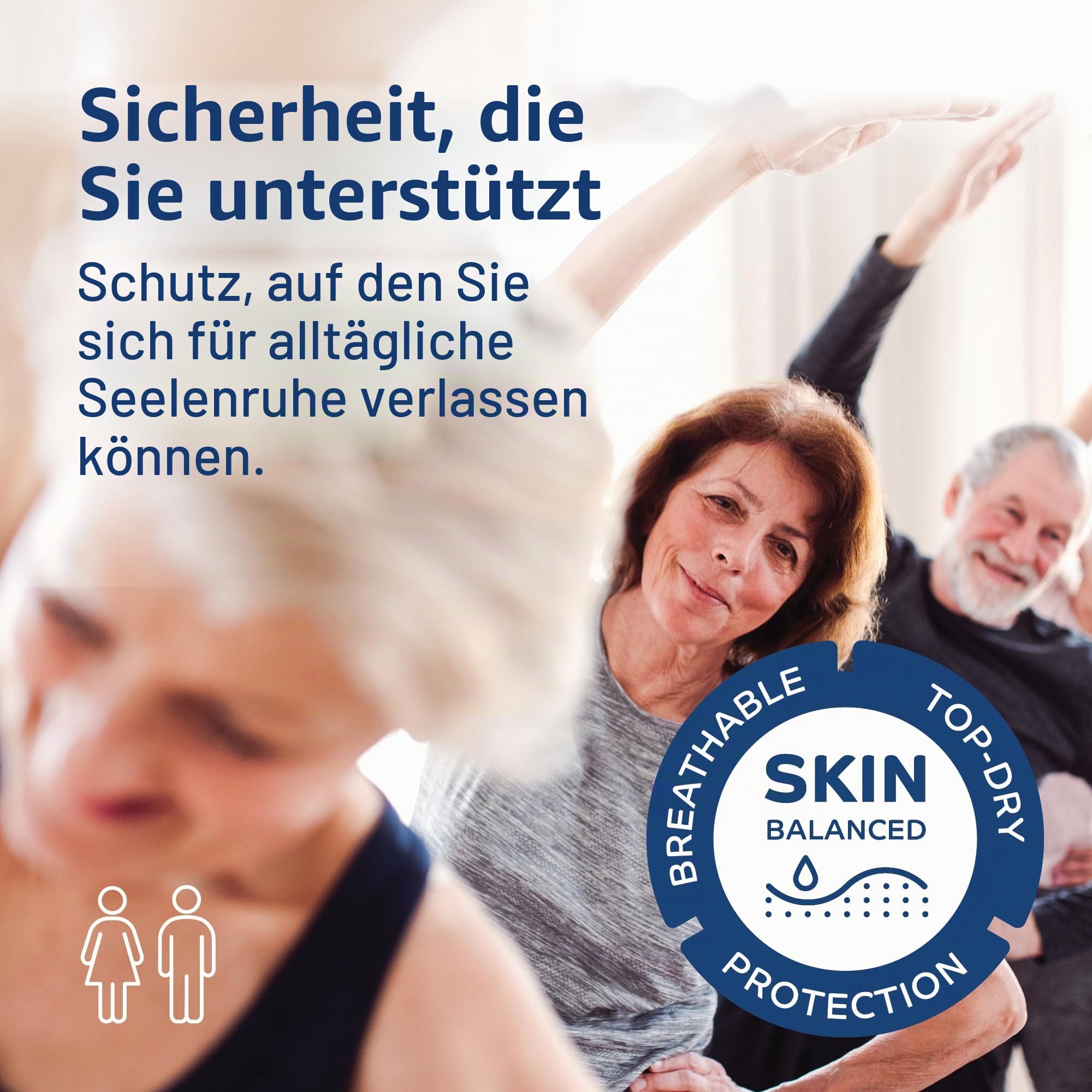 ABENA San Premium Inkontinenzeinlagen für Herren und Damen, atmungsaktiv und bequem, schnelle Absorption, diskret und effektiv geformt, Premium 4, 800 ml Saugfähigkeit, 9 x 30 Stück
