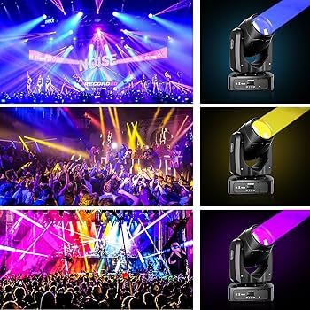 Amazon | SEBRUANC 150W ムービングヘッド LED スポットビーム DMX512