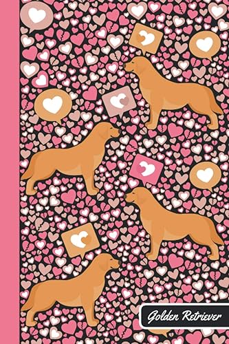 Golden Retriever Dog Notebook Cute, Funny Diary (lovely Golden Retriever Dogs Lovers) Journal 6x9 110 Pages Blank Lined Journal For Gift