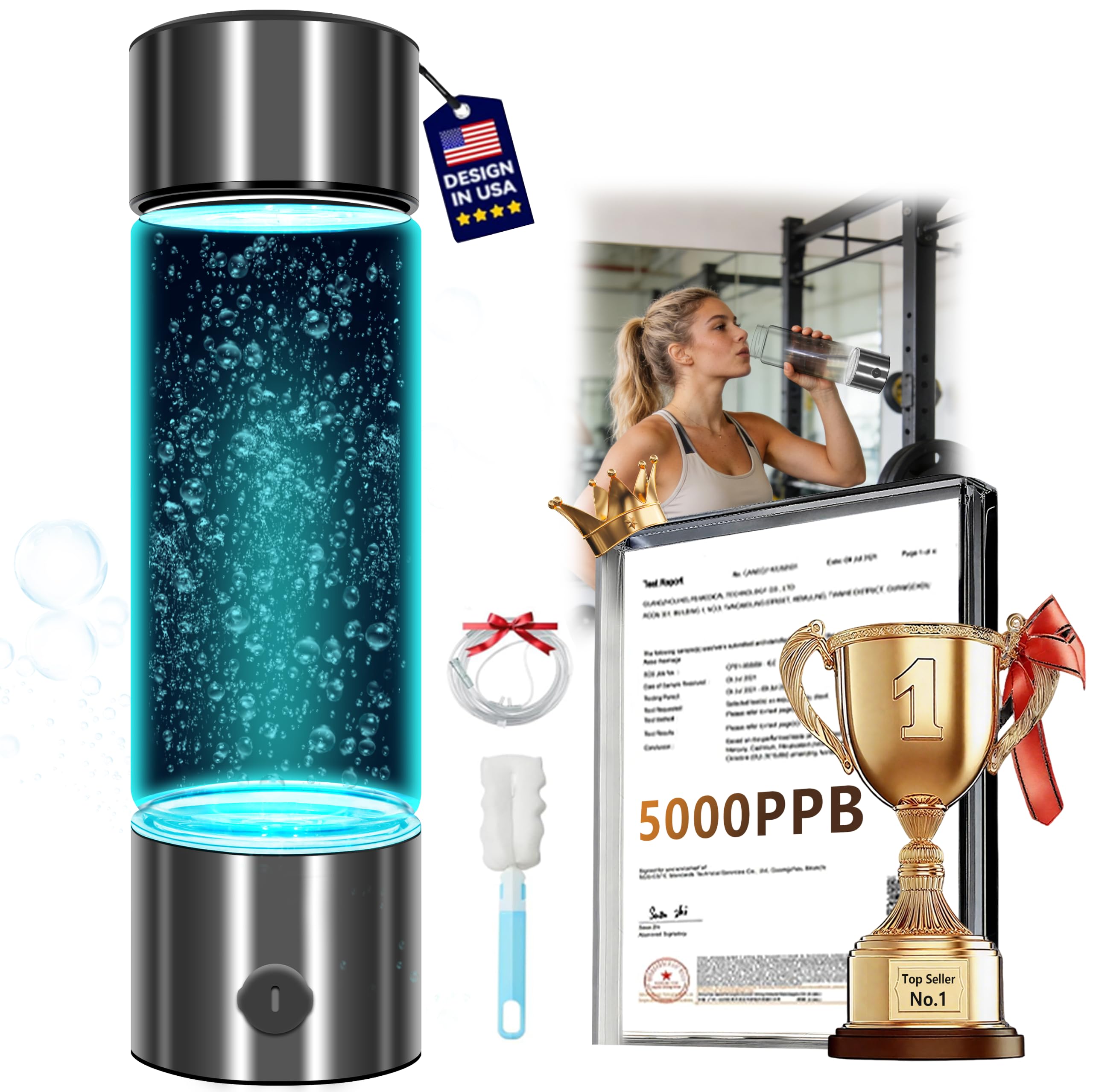 Clcepore HC2 Hydrogen Water Bottle