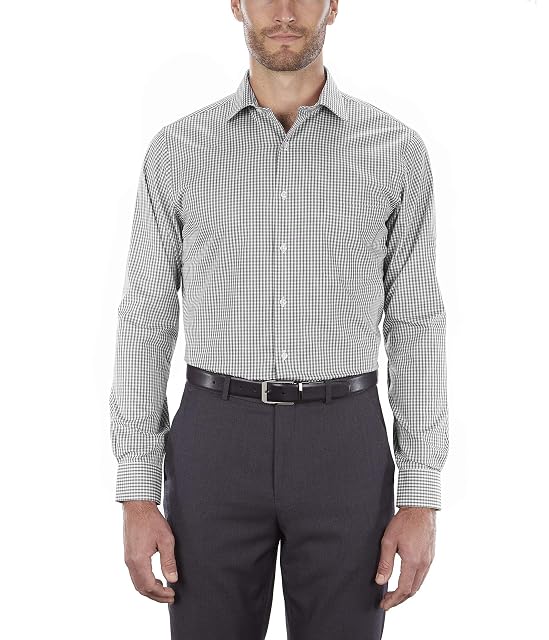 Van Heusen Odzież — koszula Mężczyźni Regular Fit Flex Collar Check