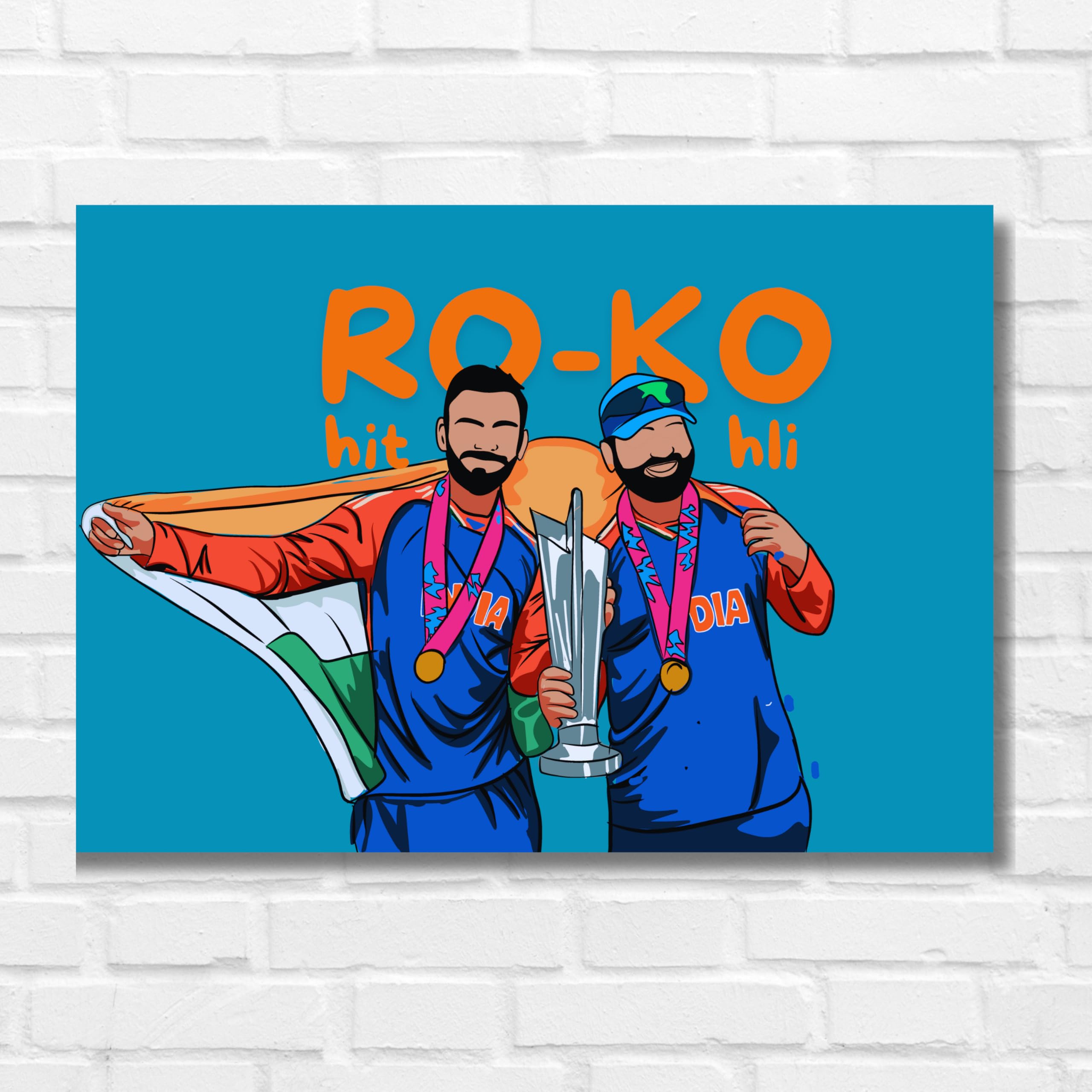 GOOD HOPE Virat Kohli Cricket Player Motivational Pop Artwork For wall decoration home bedroom living room Paintings Hostel Boys Ideal For Cricket Fans (Ro-ko, 12 x 18 Inch Unframed) (B0D9DLRX4S) Amazon Price History, Amazon Price Tracker