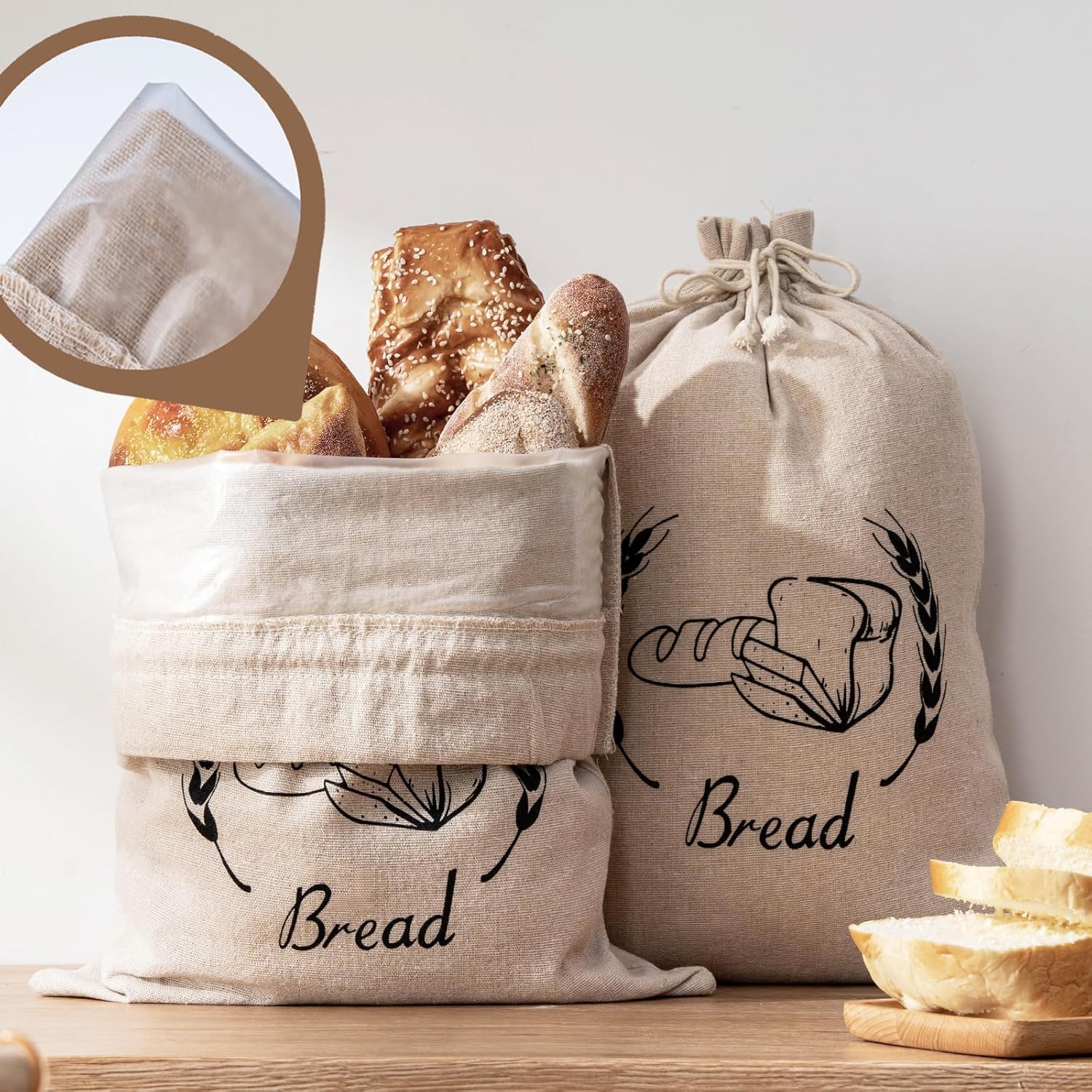 Pack Bread Bags for Homemade Bread Sourdough, Uganda Ubuy