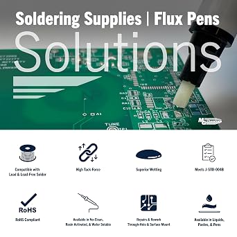MG Chemicals 836LFNC-P Lead-Free No-Clean Flux, 10 mL Pen