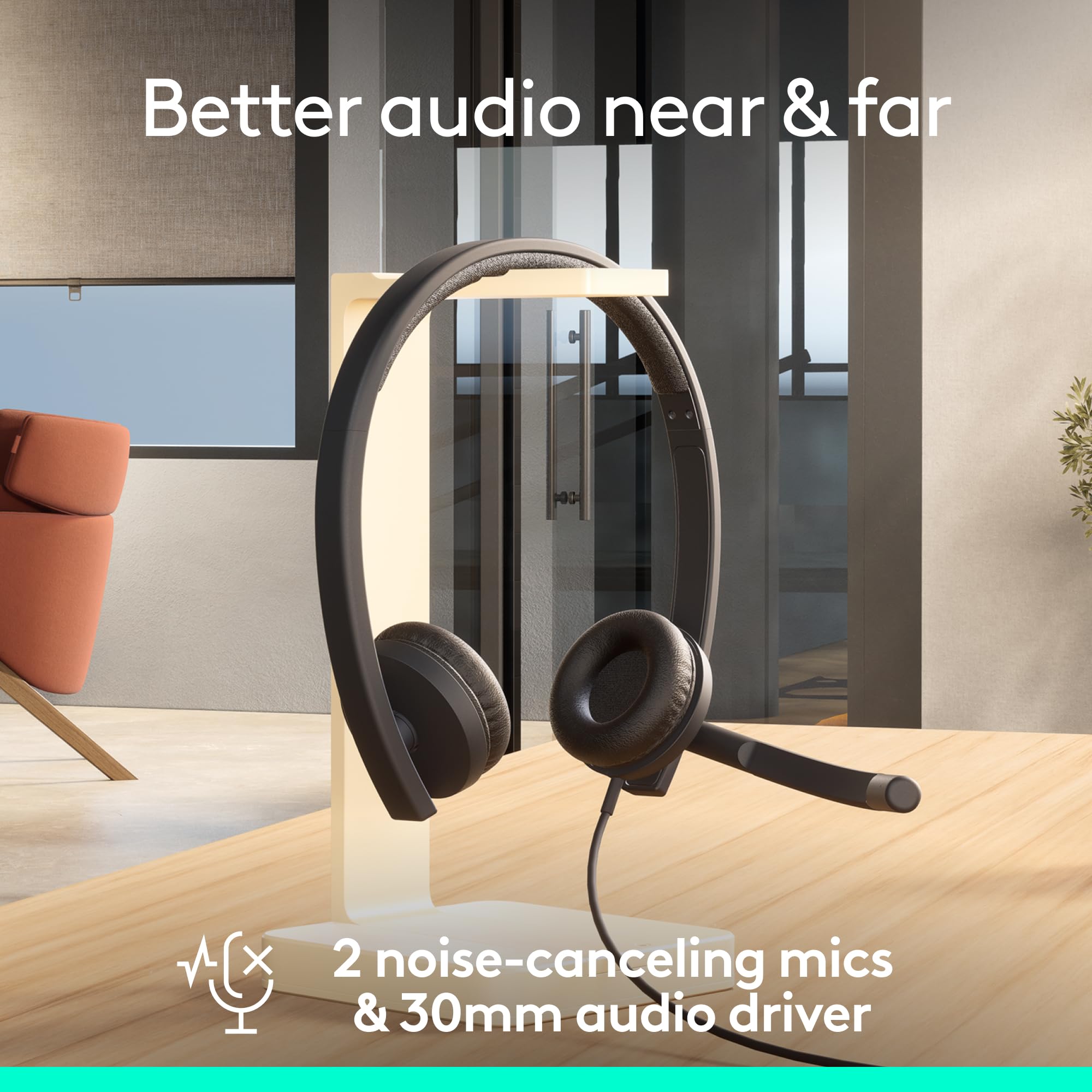 Amazon | Logitech H570e USB-A 有線ヘッドセット マイク付き PCとMac