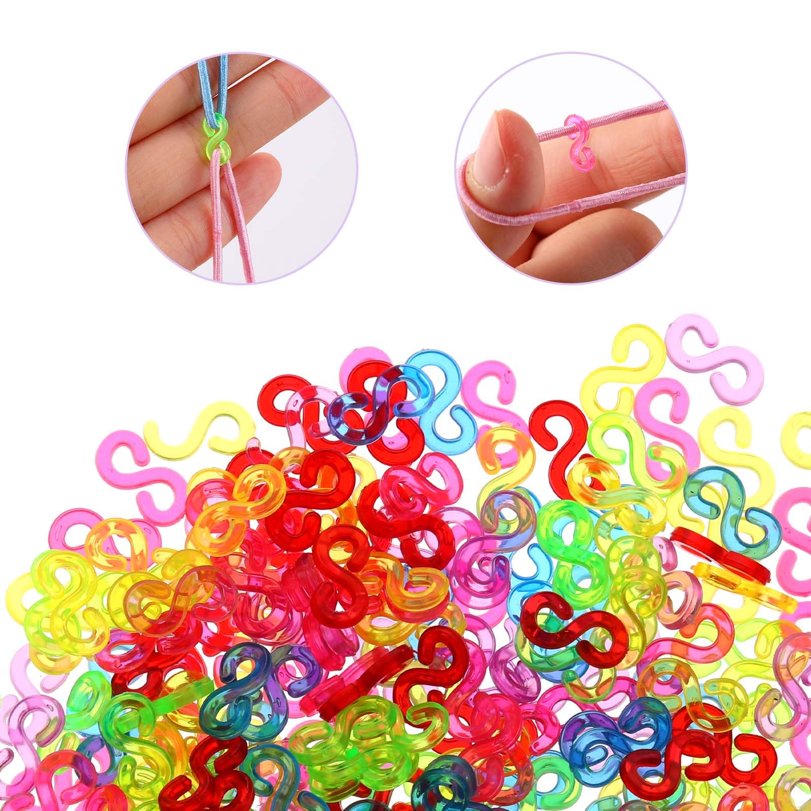 Get Creative With 1000 S Clips – Make Loom Bracelets & DIY Jewelry Easily!