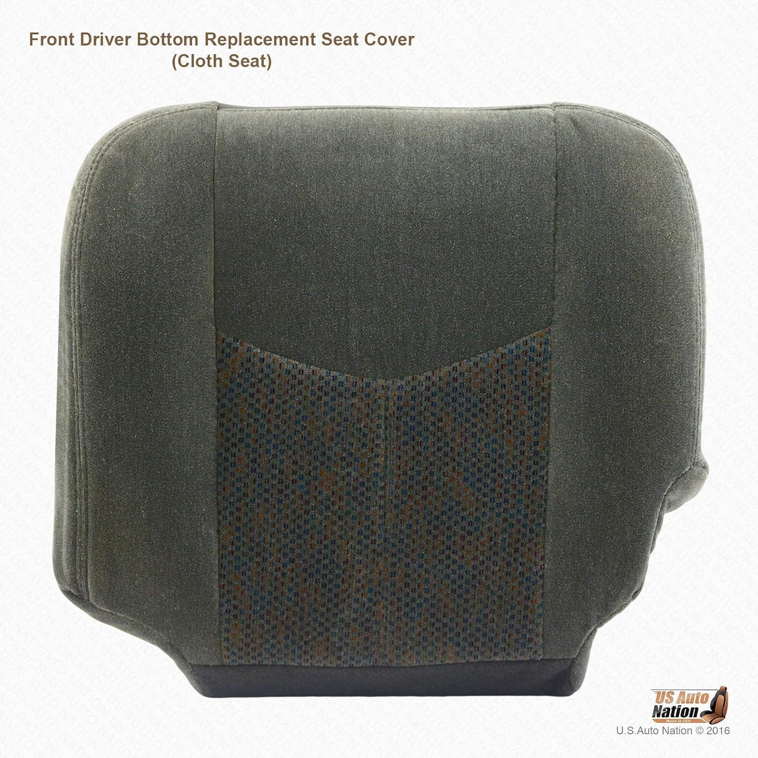 Amazon Com Us Auto Nation Chevy Silverado 1500 2500 Hd Ls Driver Side Bottom Cloth Seat Cover Dk Gray Automotive