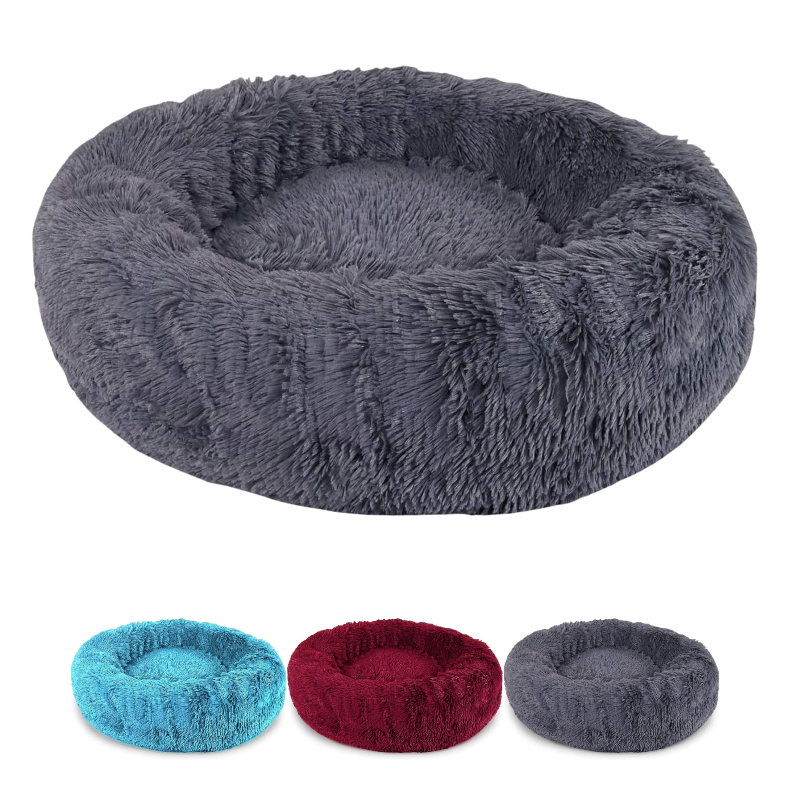 EL ÁTICO PETS Cama Perros Pequeños y Medianos. Dog Bed. Cama Cao. Cama Perro Lavable de 70x70 CM. Cama Antiestres Perro. Colchoneta Perro. Cama Mascota