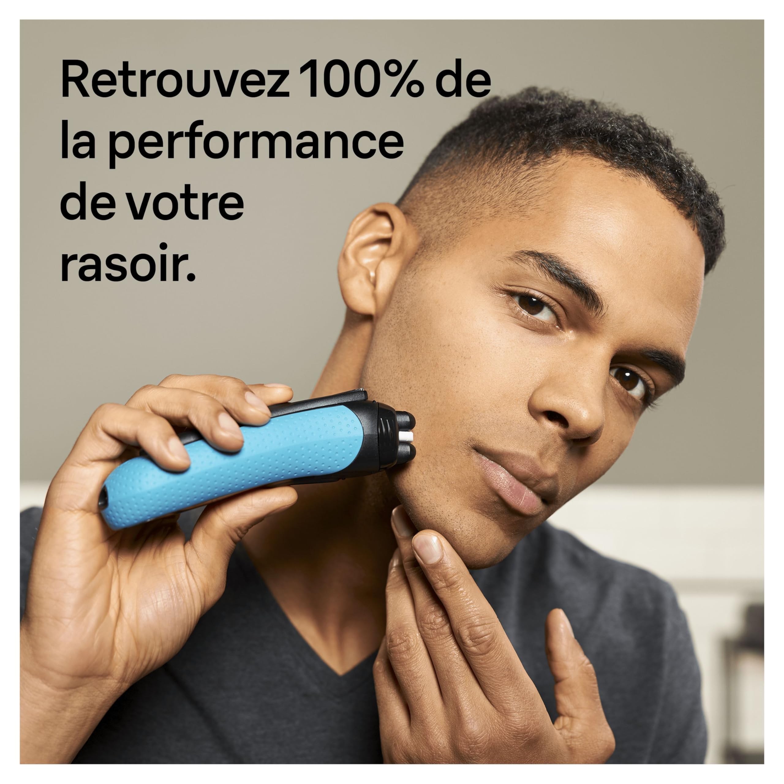 Braun 32B Noire, Tête De Rasoir De Rechange, Originale, Compatible Avec Les Rasoirs Series 3 ProSkin