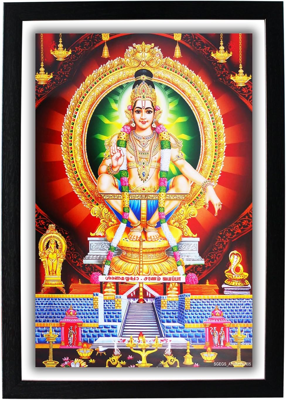 Wood Photo Frame (22.5 x 1 x 32.5 cm, Multicolour)