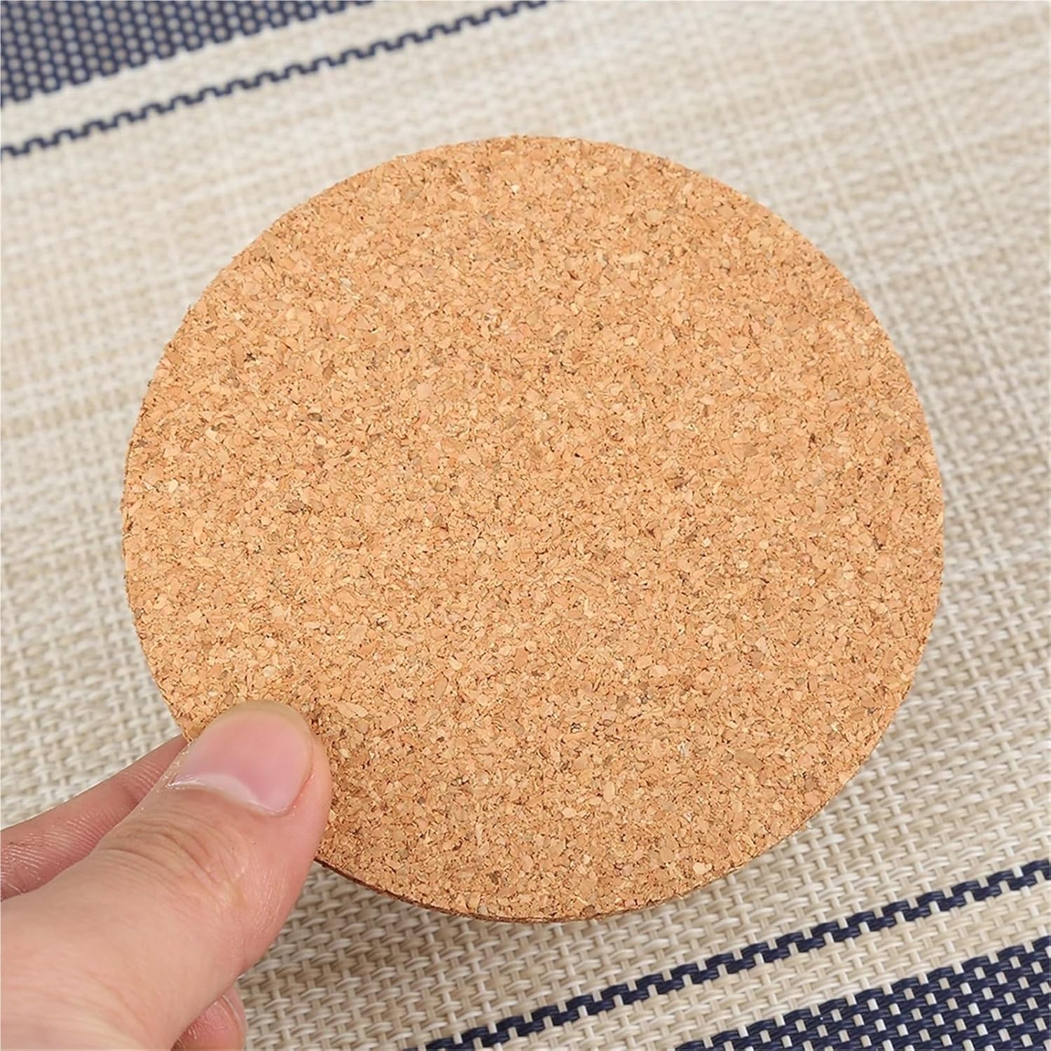 Coasters Round Insulated Cork Coasters (120Pcs) - Non-Slip Tea/Coffee Table Pads