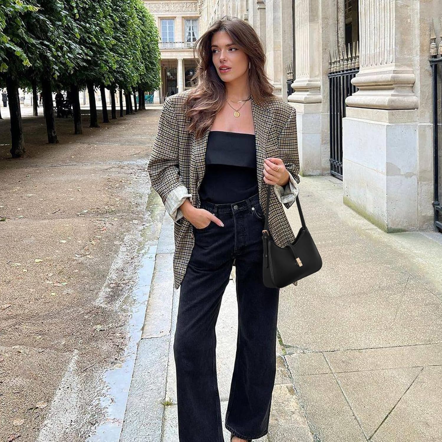 CLUCI Shoulder Bag for Women, Purses for Women, Handbag Hobo Bags Vegan Leather Crossbody Purse with Adjustable Strap - Image 2