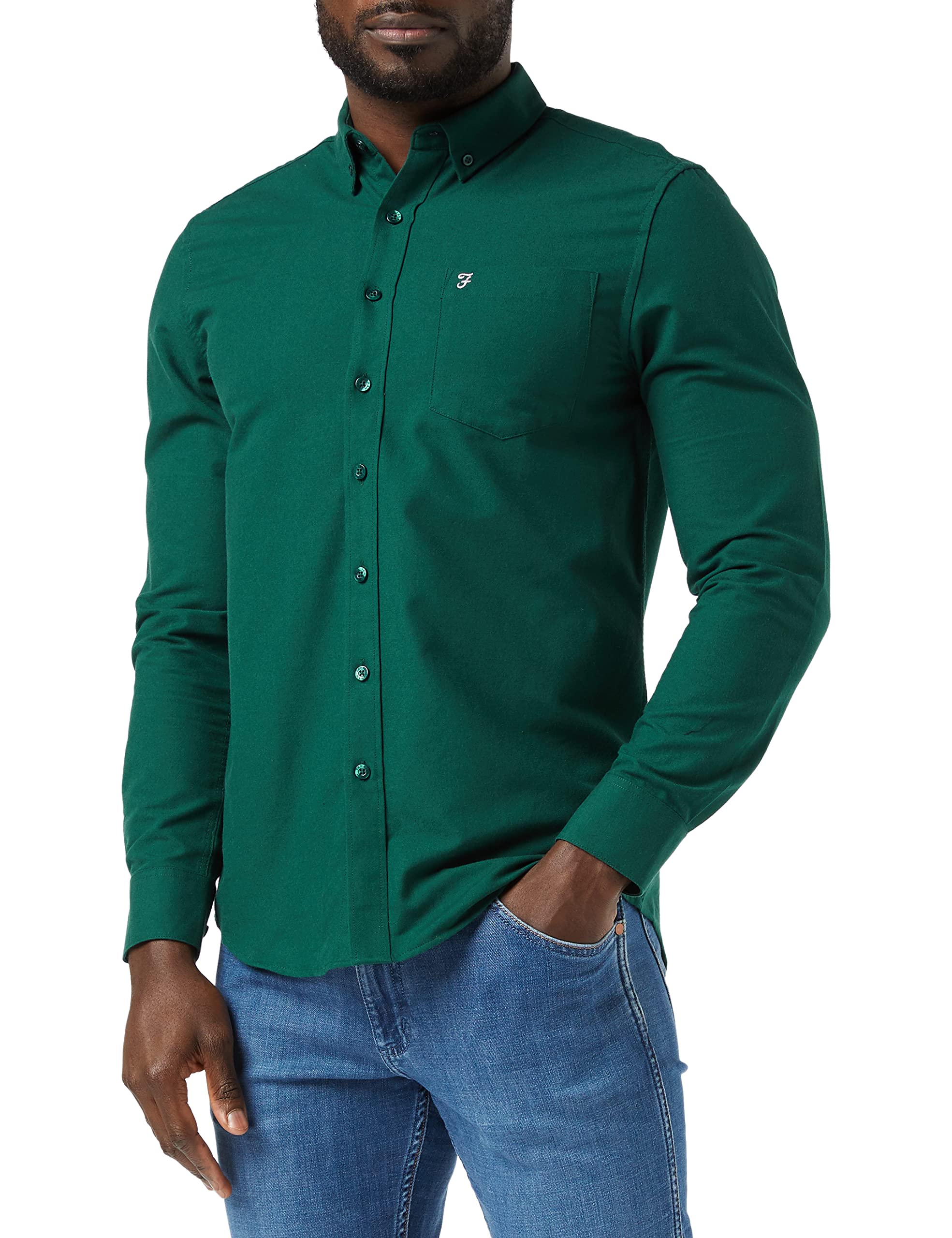 Farah Men's Drayton Cotton Oxford Shirt