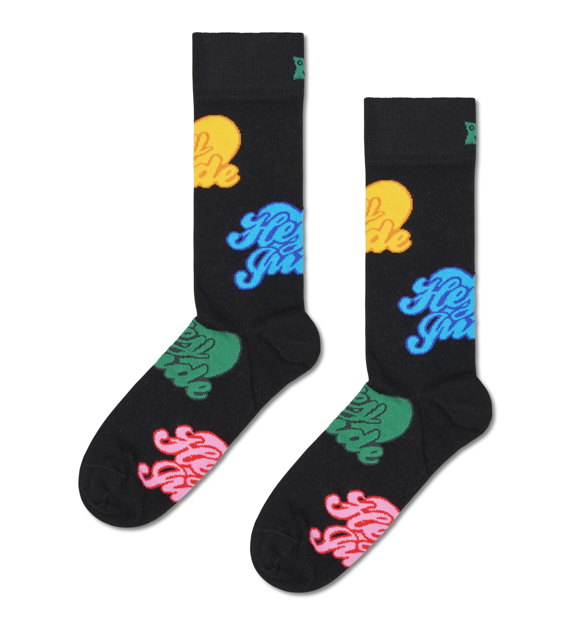 Happy Socks Calzini The Beatles 6-Pack Gift Set Cotone Unisex Nero 41-46