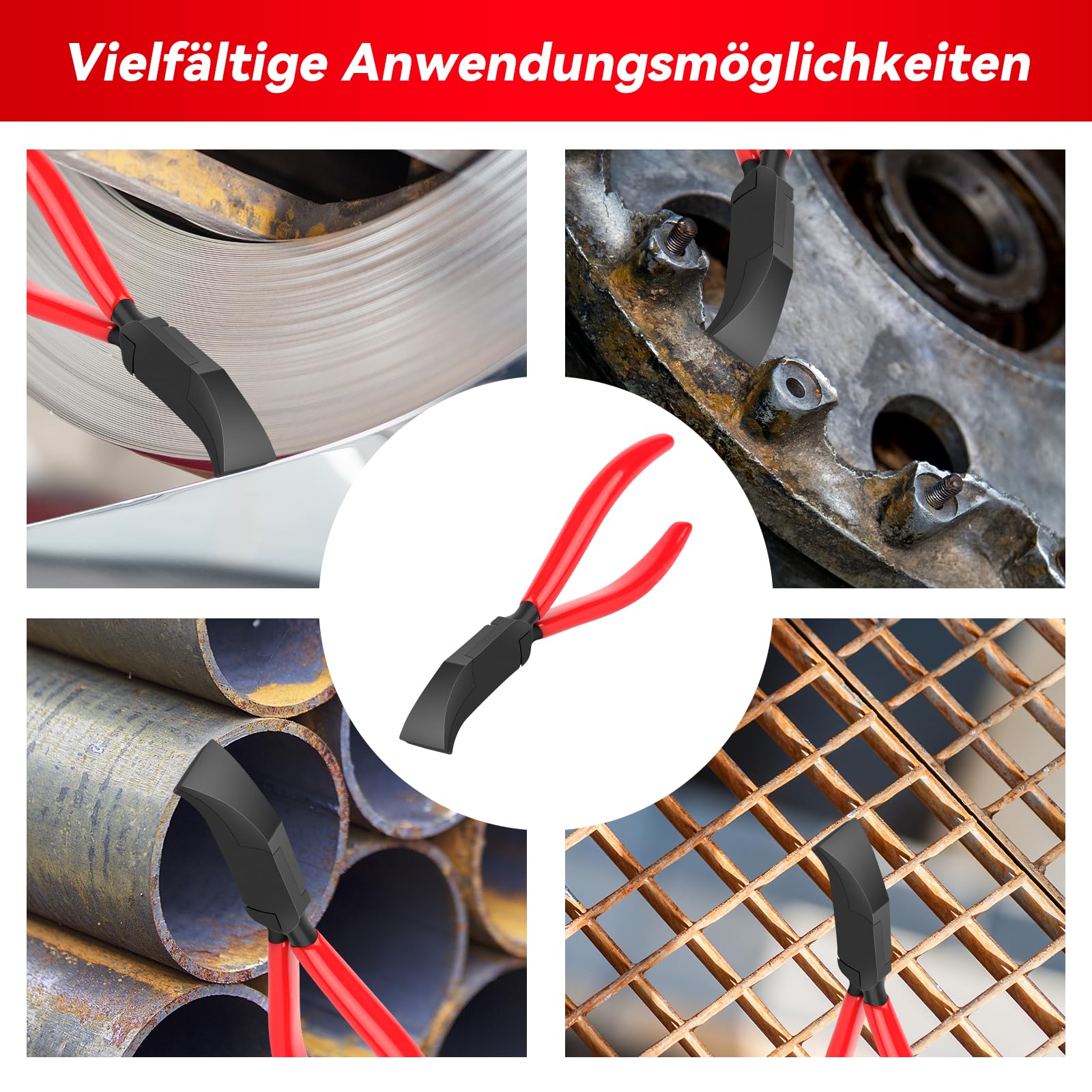 Abkantzange Biegezange Falzzange Blechzange 45° Falzzangen Set mit Rutschfestem Griff Maulbreite 60mm Blechbiegezange Set für Dachdecker Dekorateur Werkstatt (45 Abkantzange Biegezange Falzzange Blechzange 45° Falzzangen Set mit Rutschfestem Griff Maulbreite 60mm Blechbiegezange Set für Dachdecker Dekorateur Werkstatt (45