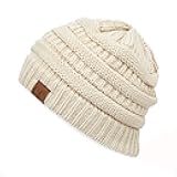 C.C Exclusives Cable Knit Beanie - Thick, Soft & Warm Chunky Beanie Hats