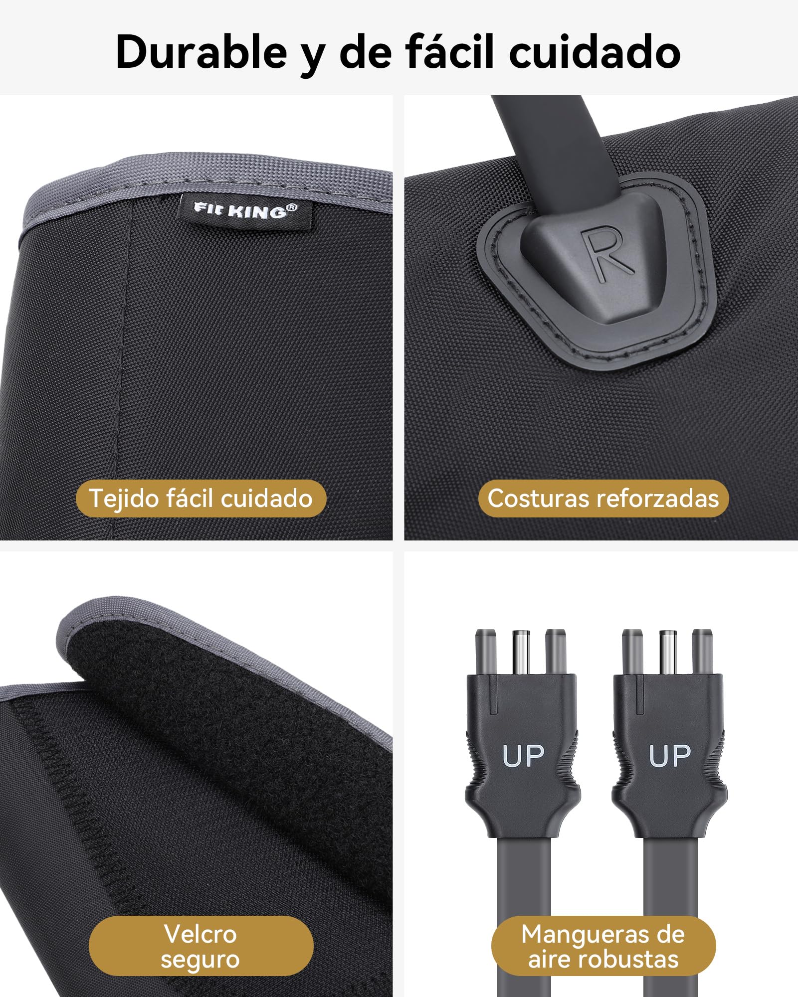FIT KING Masajeador de piernas para pies, pantorrillas, muslos y calor